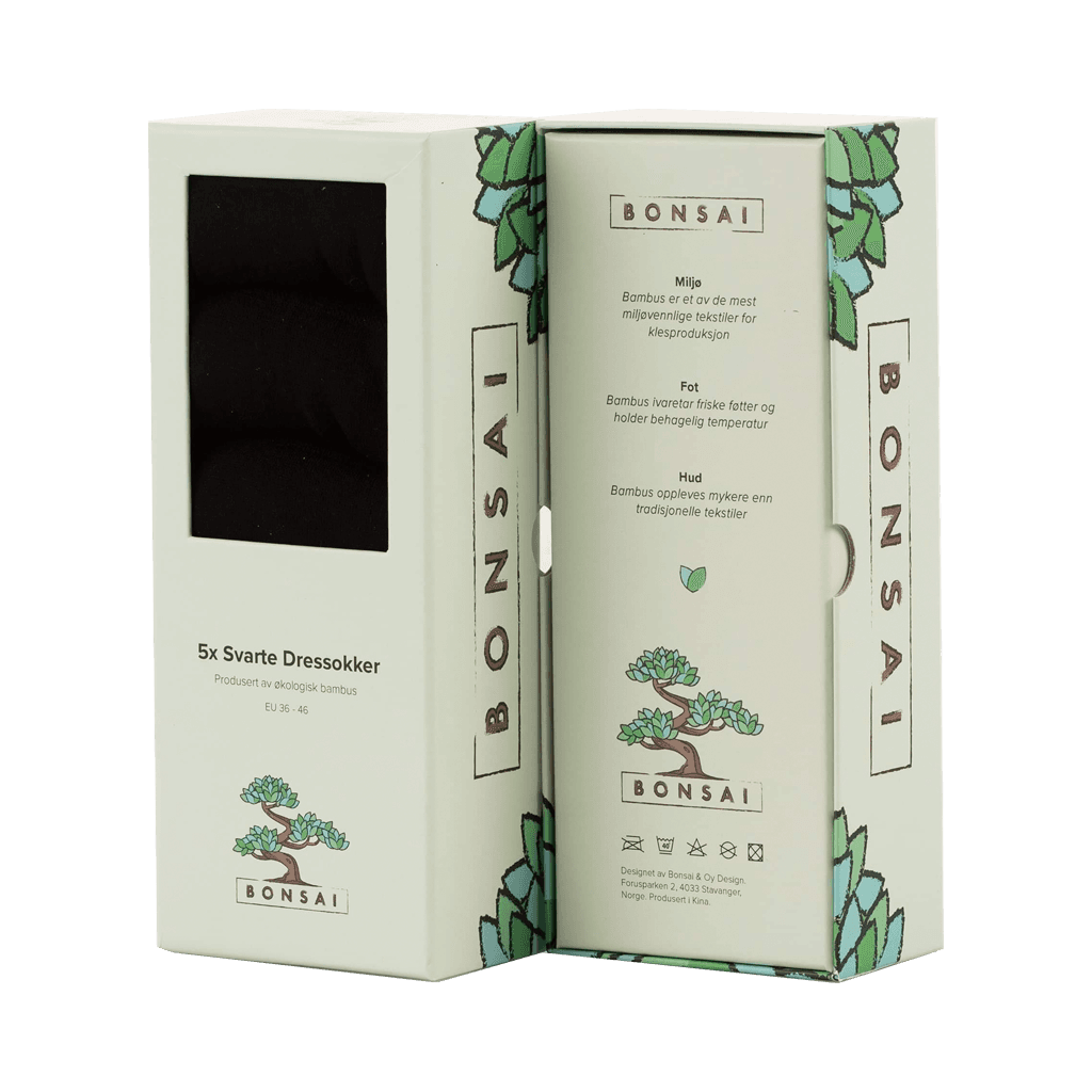 Bonsai 5-pack Lange bambussokker