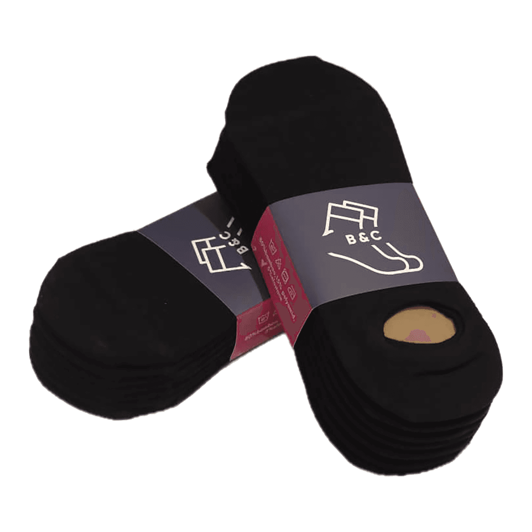 B&C ankelsokker i bambus i sort